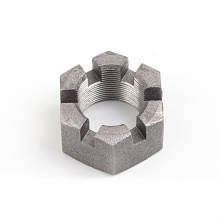 Custom screw and nut manufacture stainless steel hex nut slotted galvanized head Castle Nut